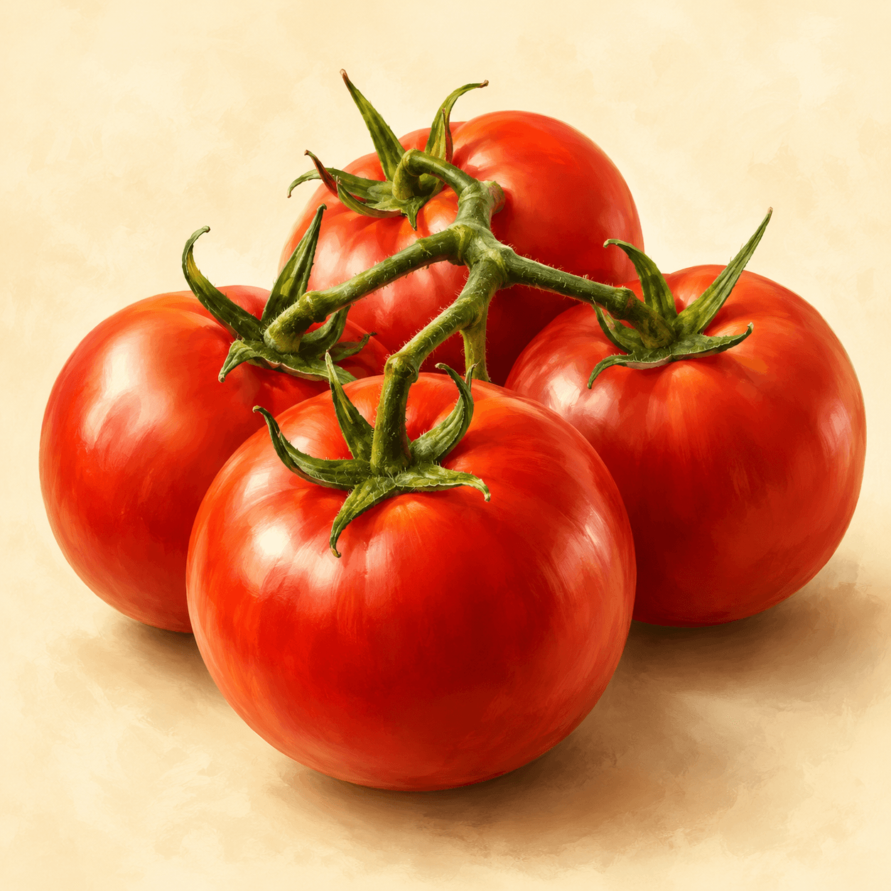 Illustrated tomatoes
