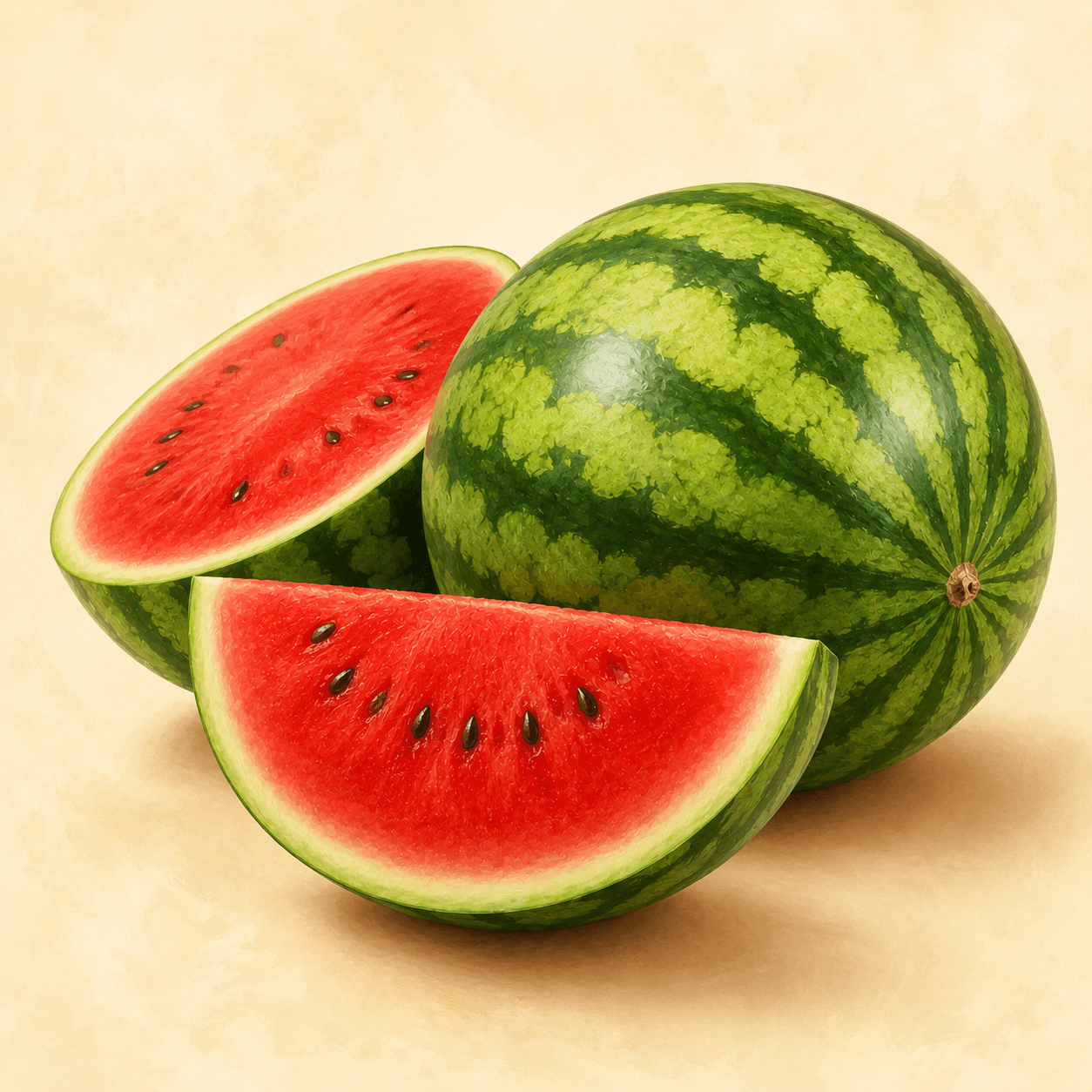 Illustrated watermelon